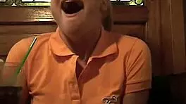 Teen 18+ In Braces Rubs Her Pussy Publicly. Blonde Babe Enjoys Outdoor Masturbation.