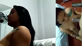 stepsister with small mouth swallows whole cock intensely