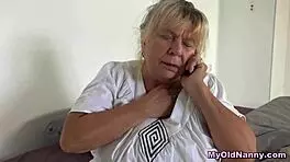 yo, granny nanny getting wild with lesbian action 😜