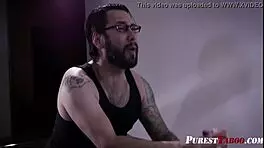 Blonde student rides hard for free room and board