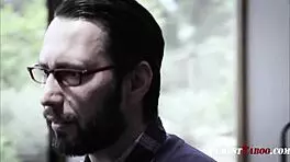 Blonde student rides hard for free room and board