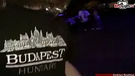 Black ebony slut with big natural tits pick up at the street