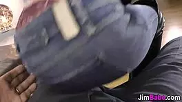 Teen rails old man doggystyle with blowjob and handjob