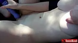 Masturbate To Orgasm In Car With Old And Young 18+