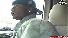 Wow! Brunette Teen 18+ Takes Two Big Black Cocks In Interracial Threesome