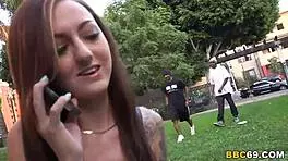 kendra cole takes huge black cocks in threesome