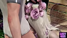 Little Flower Fairy Sucks Big Cock