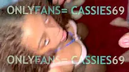 Redhead milf deepthroats big black cock in pov 😈