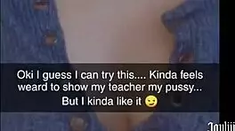 Naughty Student Joyliii Sends Nudes to Her Teacher