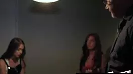 Stepdaddy Throws Friends Stepdaughter on Table to Fuck Her