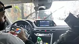 teen 18+ rides big black cock for a ride home in thoty part 1