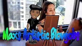 freya's sloppy blowjob feels amazing on my big cock.