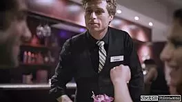 Latina Girl Fucked In Public By A Waiter