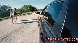 Hardcore Euro Gangbang with Anal Traffic for Teen 18+s First Time 😈