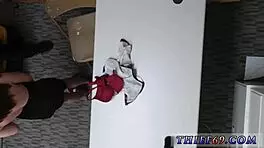 Petite Mexican Teen Tied Up And Standing Still As Border Patrol Suspect In Uniform