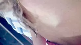 Peruvian teen's ass leaving university.