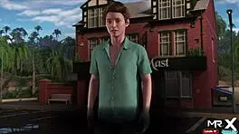 Treasureofnadia features bar striptease with clothes ripped and sex