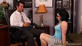 Watch This Brunette Teen Eat Pussy Like a Pro?