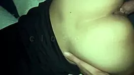 asian pinay bent over, taken from behind, creampied deep inside