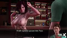 Treasureofnadia features bar striptease with clothes ripped and sex