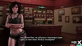 Treasureofnadia features bar striptease with clothes ripped and sex