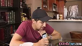 i'm the teeny skank getting a facial cumshot.