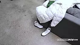 Pov - Sexy Redhead Squatter Veronica Leal Opens Her Legs For You