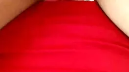 look, i'm masturbating my pussy in a swimsuit before the pool