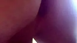 petite brunette wife bent over wearing my jersey, big cock cumshot
