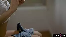 tinder date with aiden ashley handles nervous guy well