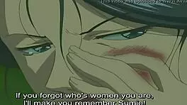 Horny anime ecchi intensely gives titjob to teacher before anal creampie