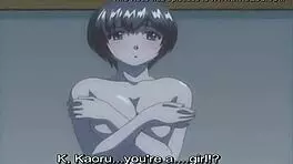 Horny anime ecchi intensely gives titjob to teacher before anal creampie