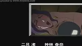 Horny anime ecchi intensely gives titjob to teacher before anal creampie