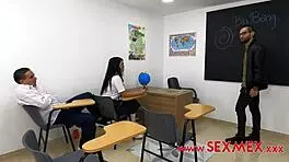 Min Galilea gets pounded hard in the classroom, so hot! 🔥