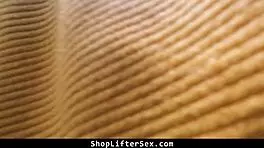 Shoplifter Teen Pretends To Be Pregnant In Garage Reality