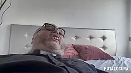 Putalocura - Padre Damián Creampies Sexy Mexicana in Schoolgirl Cosplay in Bedroom