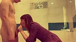 skinny teen 18+ seduces plumber with wild sex over payment