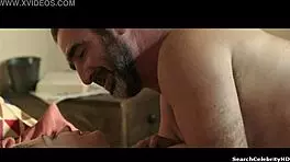 Celine Sallette in Les Rois du Monde 2015 topless scene