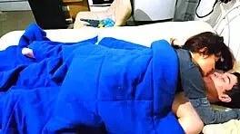 Funny Couple's Sex Ends in Creampie