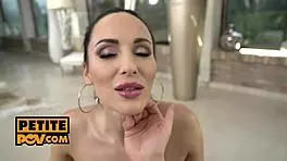 Hot Girlfriend Lilu Moon Opens Legs for Anal in POV