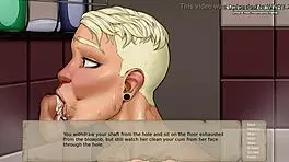 Horny teen gets fucked at office