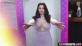 hot brunette robot for fucking