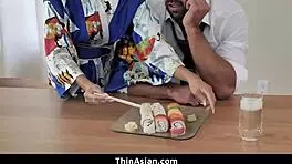 Watch this hot Asian teen 18+ crave that big white cock! She blows it tight and rough.