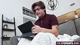 hot brunette robot for fucking