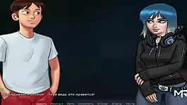 Teen 18+ in Summertime Saga earns money with sex