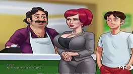 Teen 18+ in Summertime Saga earns money with sex