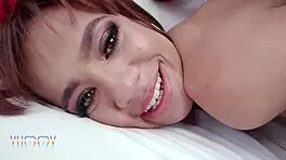 Hey, check this Brazilian cutie Larinha getting assfucked in a wild threesome with DAP! 😜