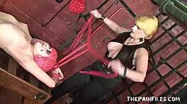 Latin Slave Alba's Lesbian Whipping