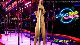 Super Cute Thai Girl Auditions for Gogo Bar Job