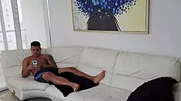 Wow! Foot Massage Turns Into Deepthroat Blowjob for My Stepson!